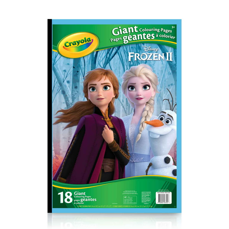 Crayola giant coloring pages featuring disneys frozen pages