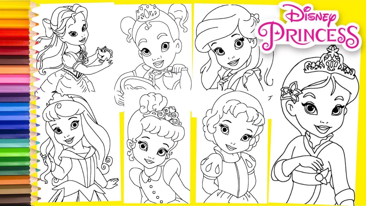 Disney princess toddlers belle cinderella aurora ariel