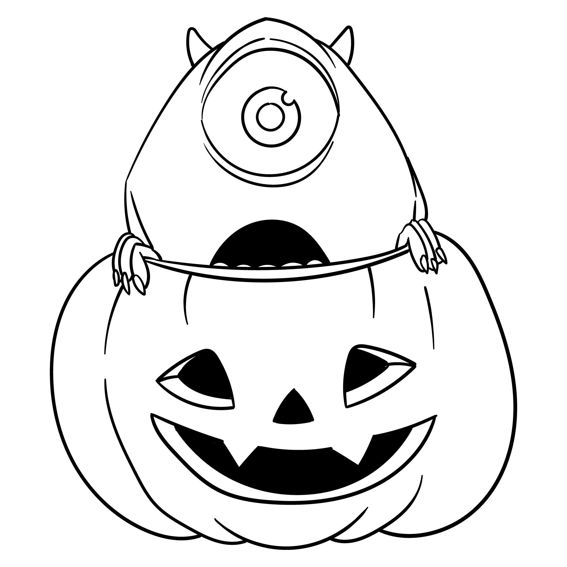 Best disney halloween coloring pages printable pdf for free at priâ pumpkin coloring pages halloween coloring pages printable disney halloween coloring pages