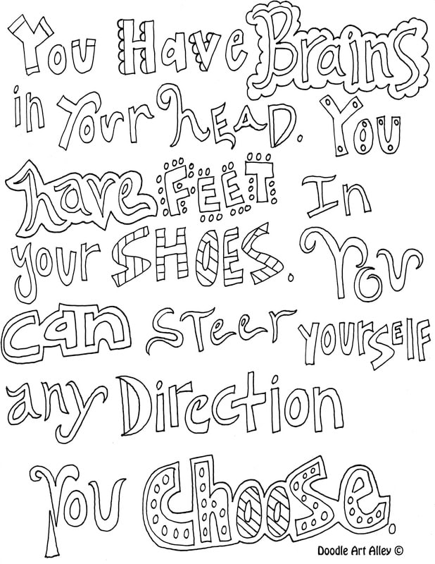 Quote coloring pages
