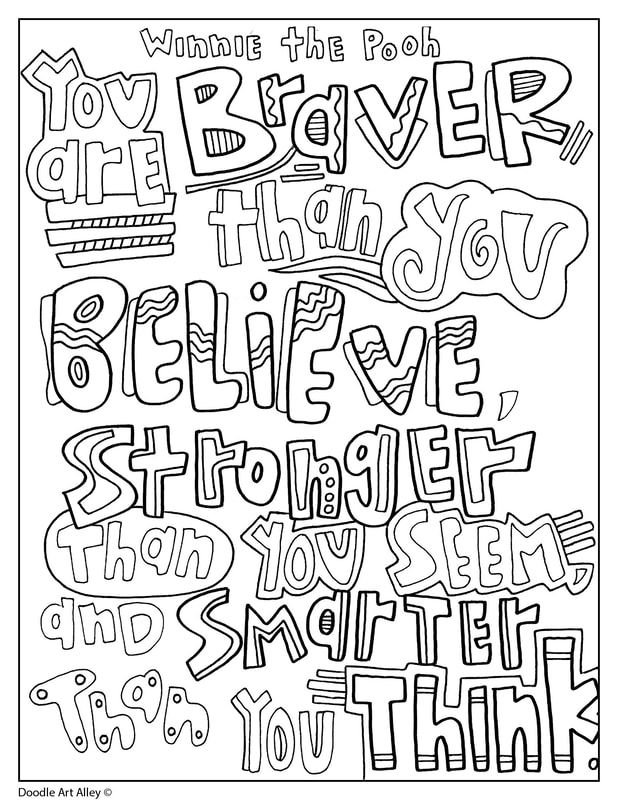 Picture quote coloring pages coloring pages inspirational color quotes