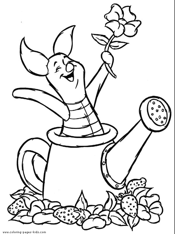 Piglet winnie the pooh color page disney coloring pages color plate coloring sheetprintaâ cartoon coloring pages disney coloring pages spring coloring pages
