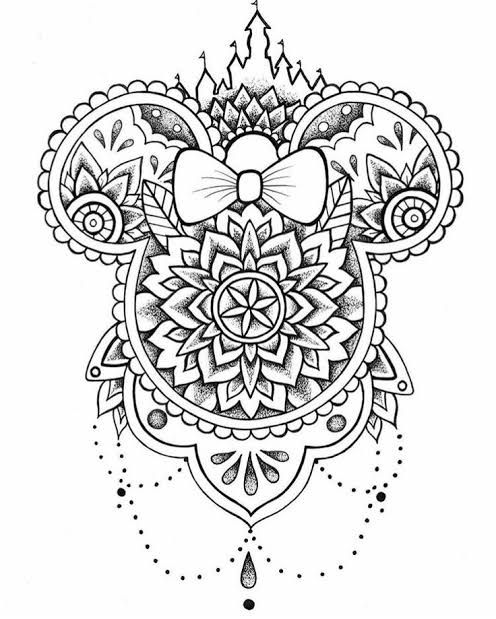 Omisengupta i will draw beautiful coloring book page for kids for on fiverr tatoo tatuagem de disney tatuagem mickey