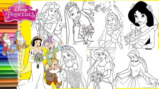 Disney princess wedding day