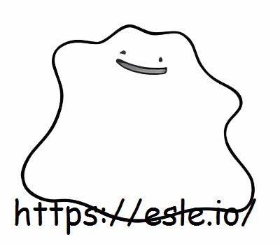 Ditto coloring page