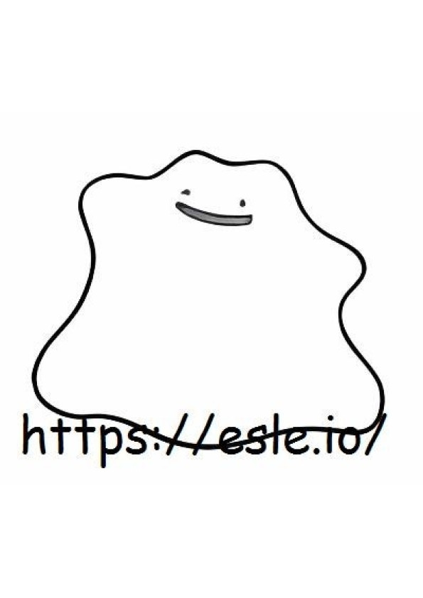 Ditto coloring page