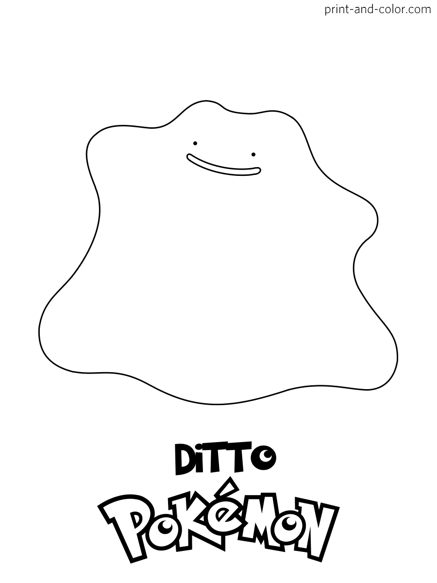 Pokemon coloring pages print and color