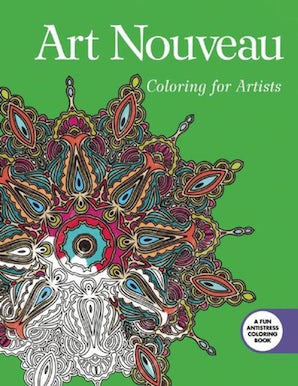 Art nouveau coloring for artists