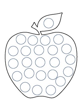 Apple dot marker project by early play by shannon lin tpt