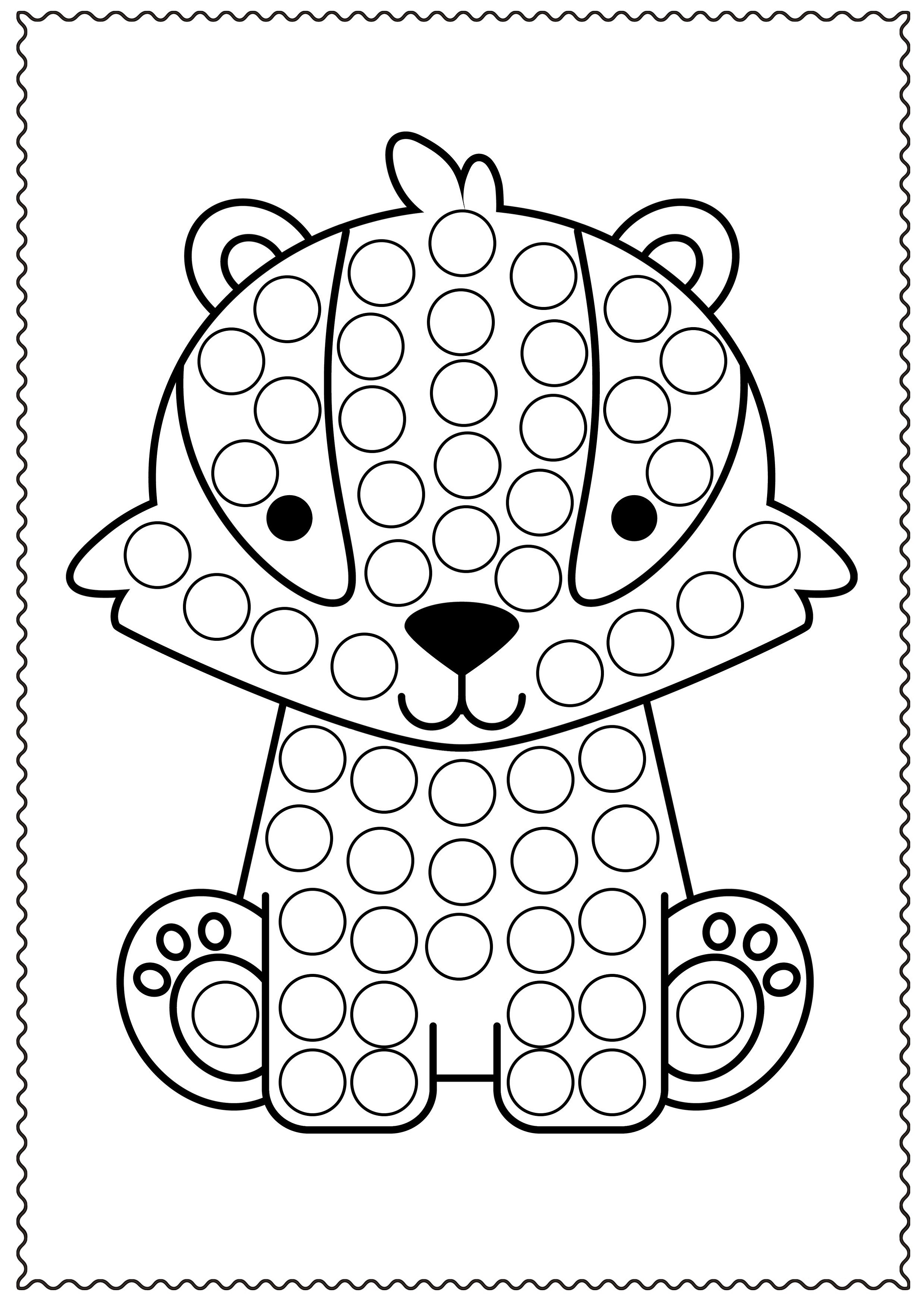 Do a dot printable activity shelter