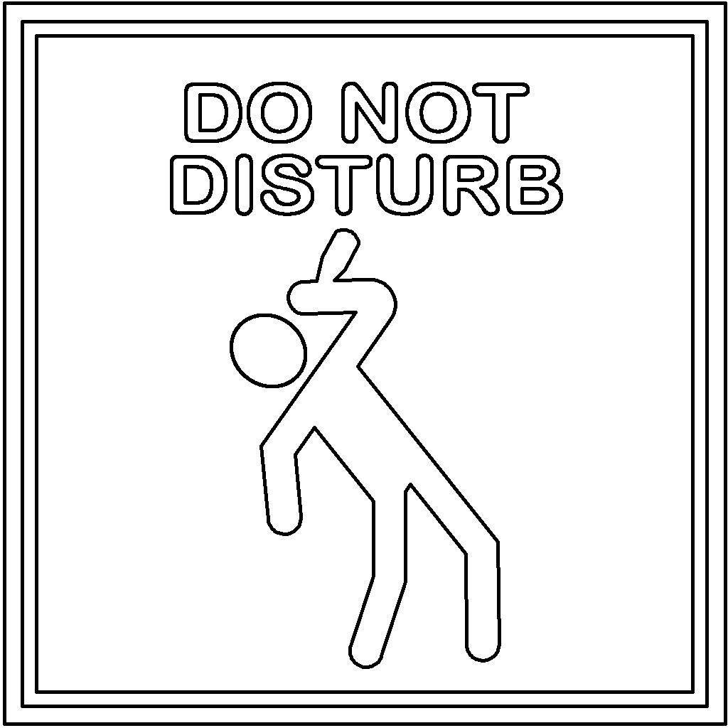 Free d file do not disturb sign ðãd printing design to downloadãcults