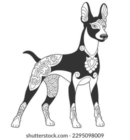 Doberman coloring royalty