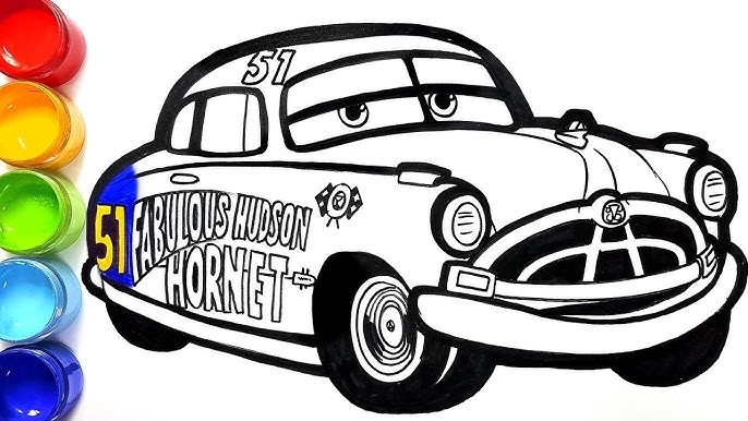 How to draw doc hudson cars ddrawing