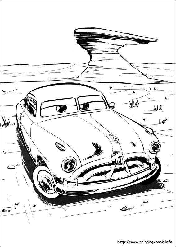 Cars coloring picture