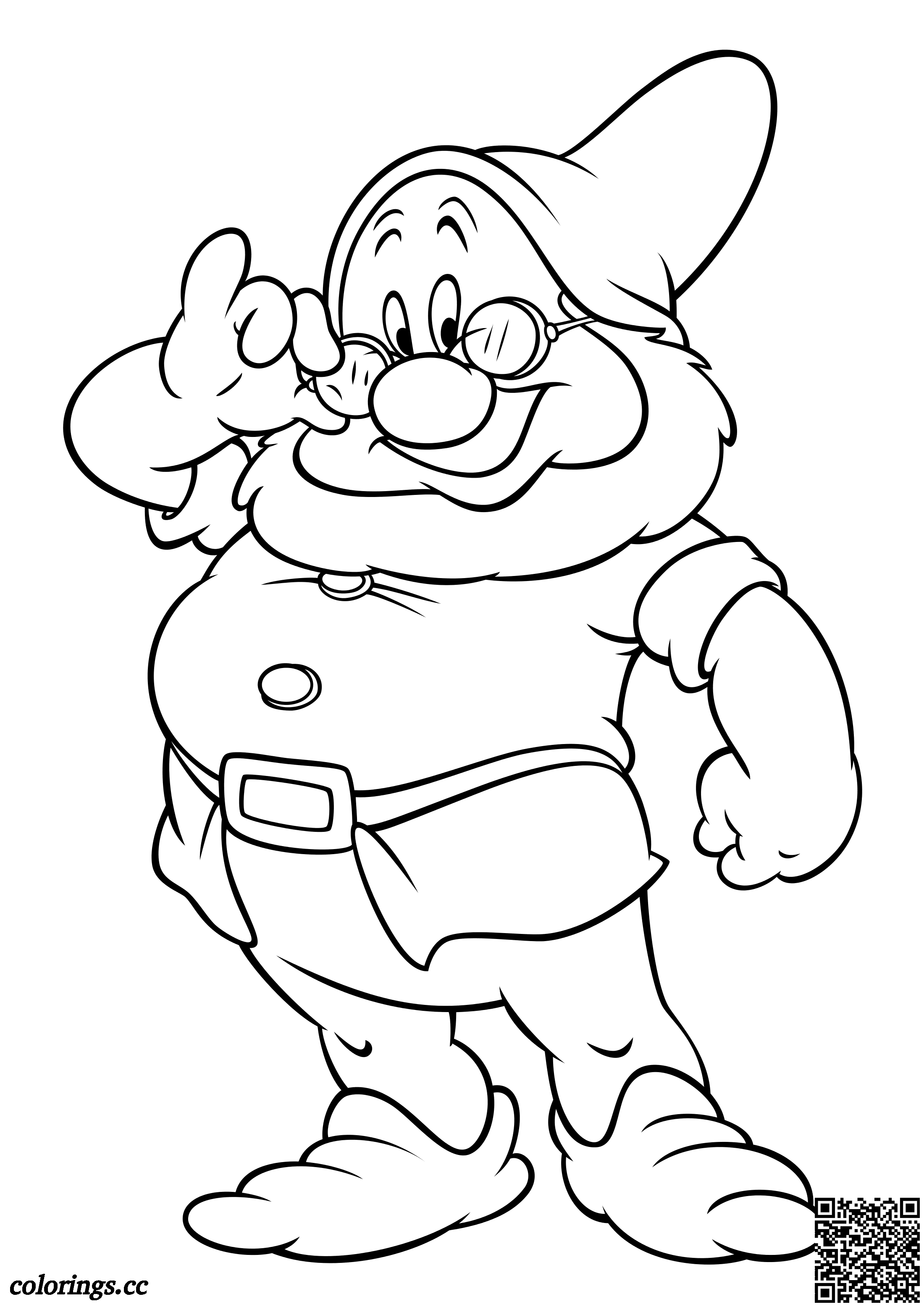 Doc coloring pages snow white and the seven dwarfs coloring pages