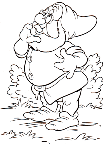 Doc dwarf coloring page snow white coloring pages disney coloring pages coloring pages