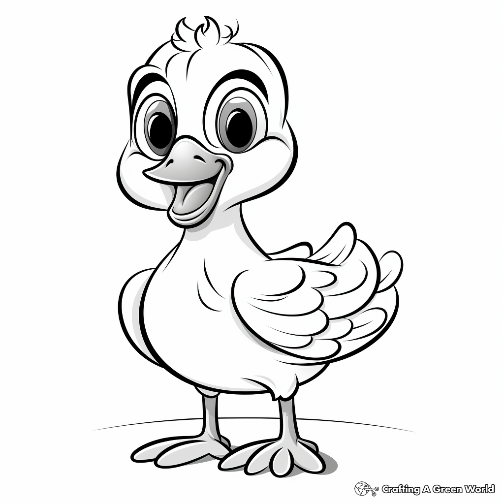 Dodo bird coloring pages