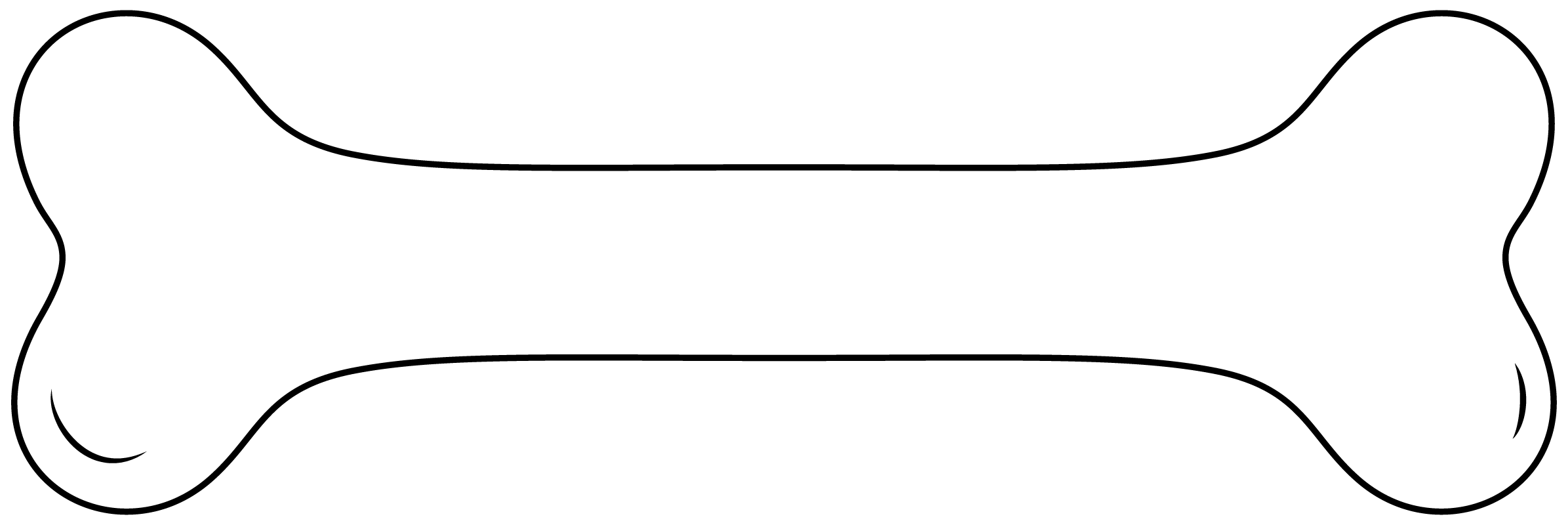 Dog bone printable template free printable papercraft templates