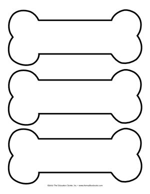 Dog bone template printable