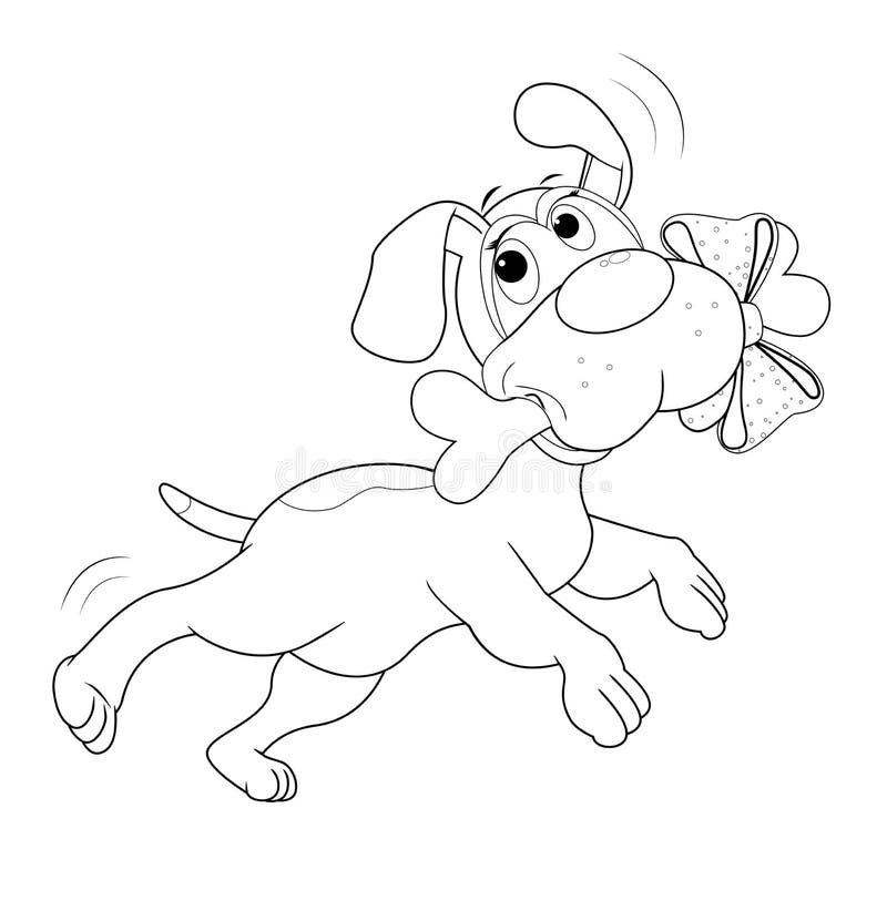 Dog bone coloring stock illustrations â dog bone coloring stock illustrations vectors clipart