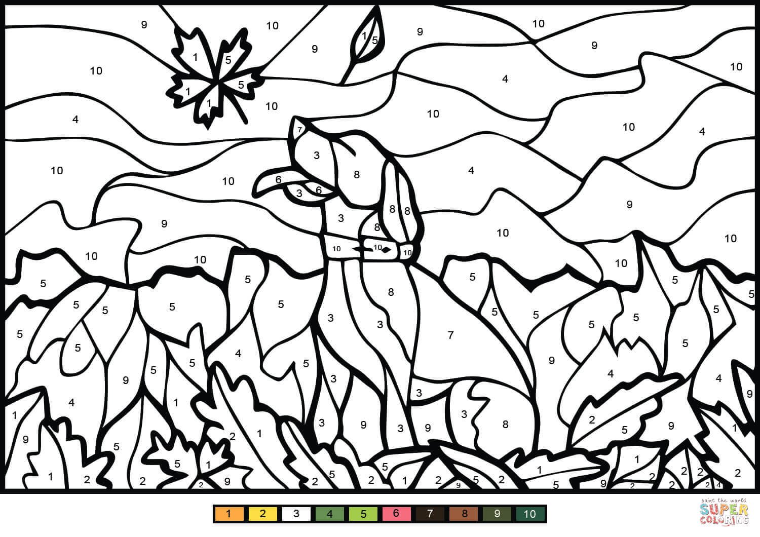 Printable color by numbers pages â stephens place