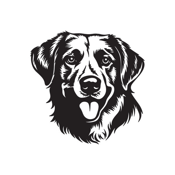 Dog stencil royalty