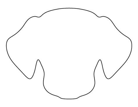 Dog face pattern use the printable outline for crafts creating stencils scrapbooking and more free pdf template to downlâ dog template dog stencil dog face