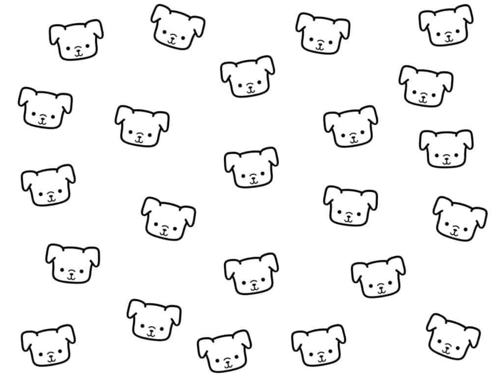 Free printable dog themed wrapping paper printables
