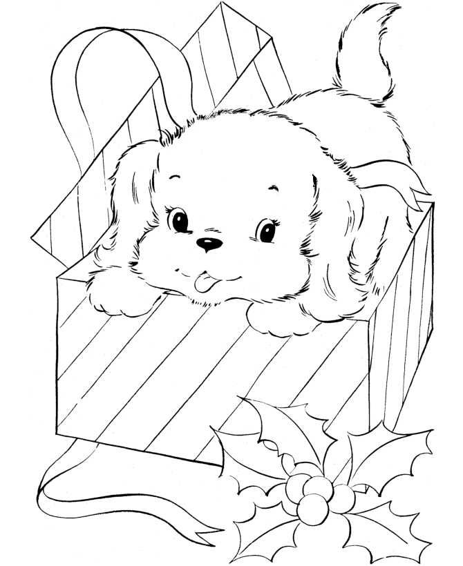 Gift and presents coloring pages pdf for kids