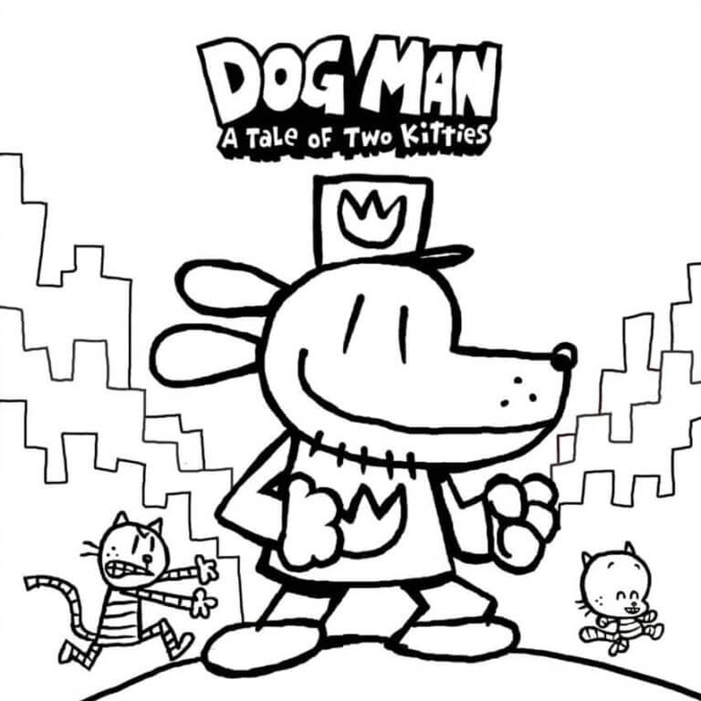Small but brave heroes coloring page