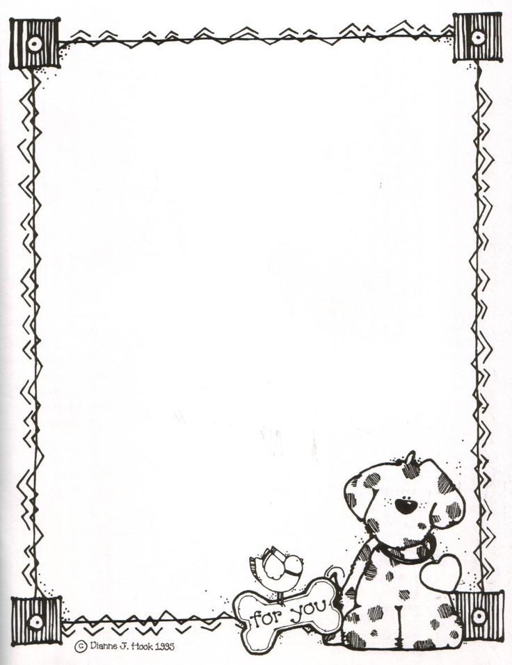 Bordas para colorir valentine coloring pages paper art design scrapbook borders