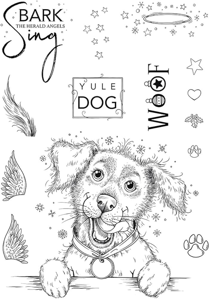 Puppy dogs stamp for rd making cute animals dog sparkle stars transparent silicone seal stamping stamp for diy scrapbooking paper crafting handmade crafts scrapbooking supplies scrapbook album decor home