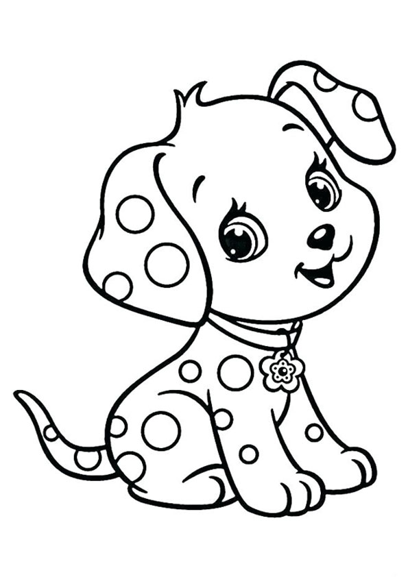 Coloring pages printable dog coloring page for kids