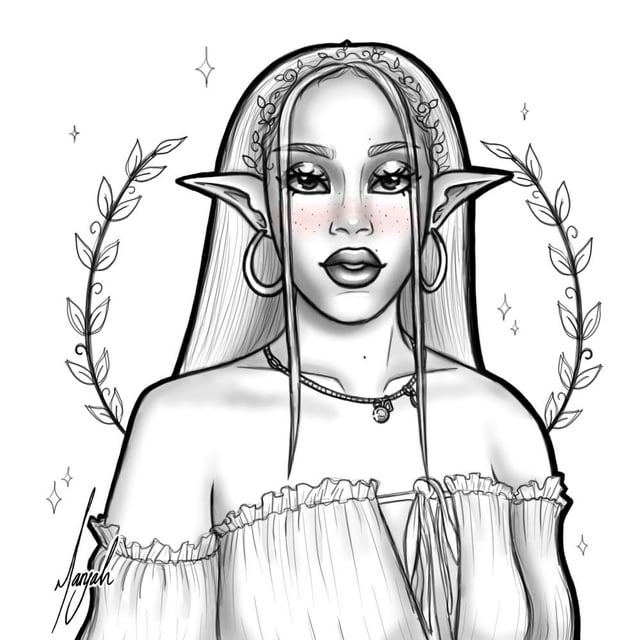 Doja cat elf sketch ððâïð rdojacat