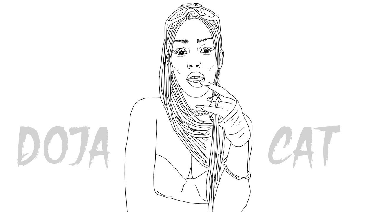 How to draw doja cat