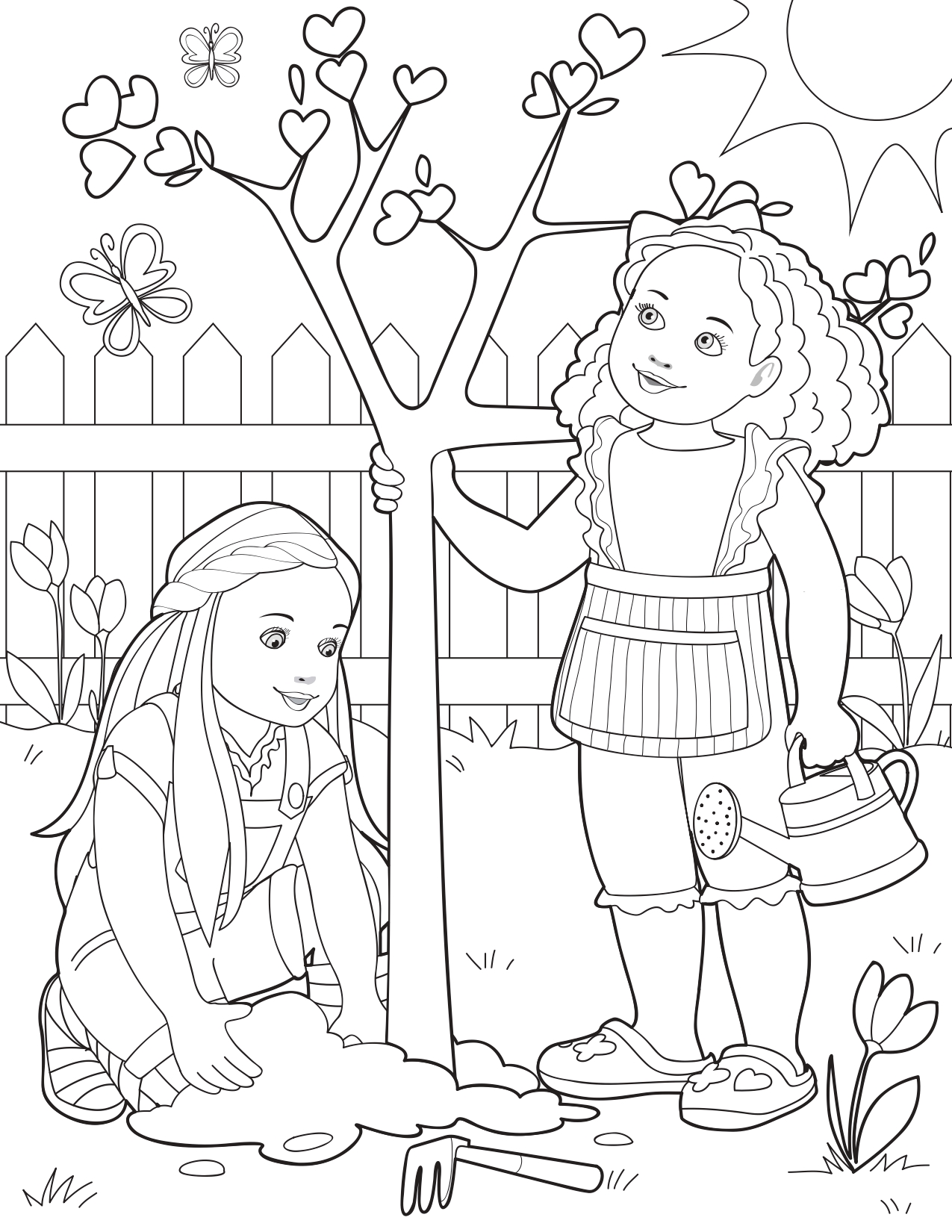 Doll coloring pages for girls our generation