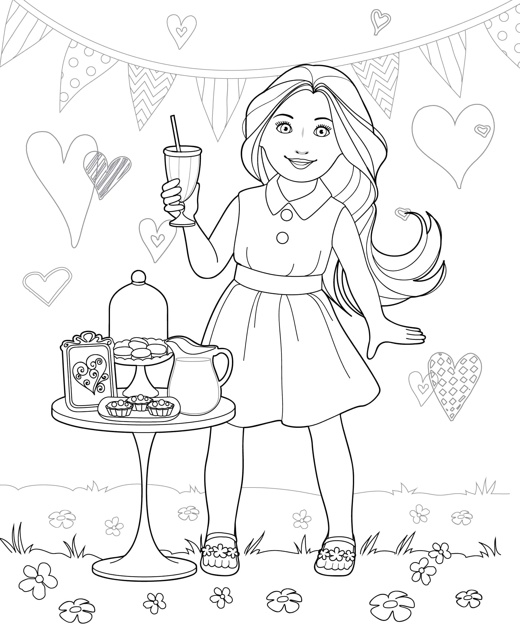 Doll coloring pages for girls our generation