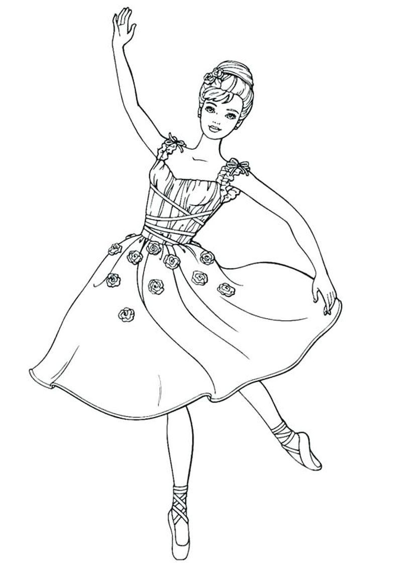 Cute ballerina coloring pages pdf ideas