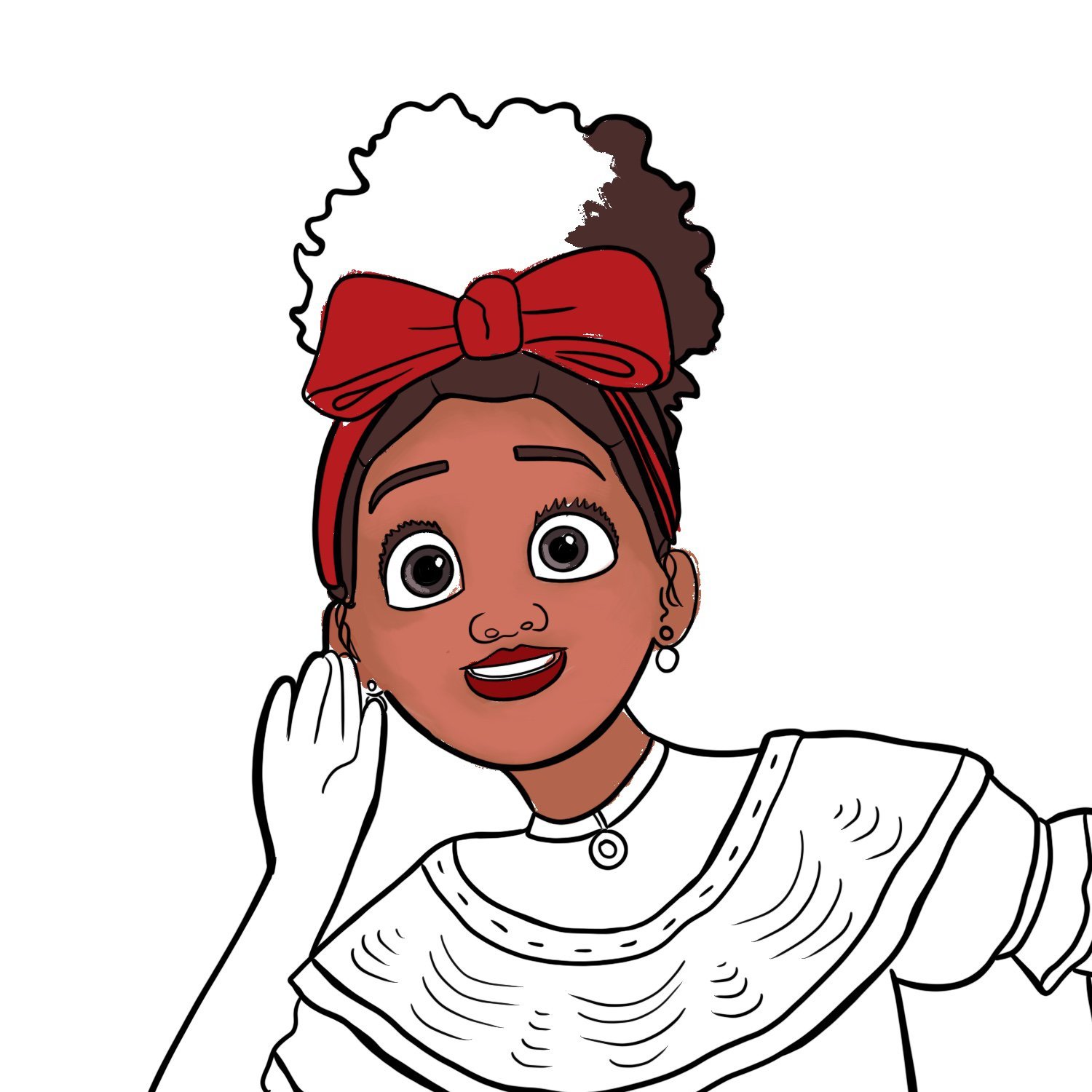Dolores encanto coloring page