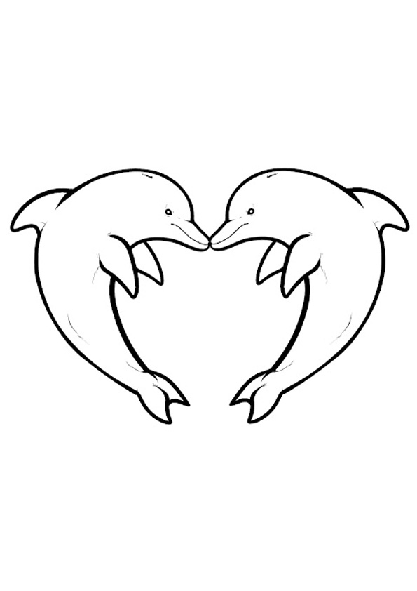 Coloring pages printable dolphin coloring pages for kids