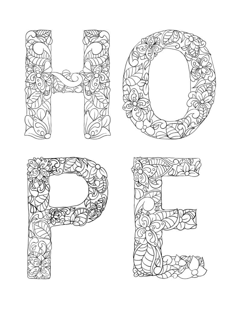 Announcing the hope protection and healing workbook
