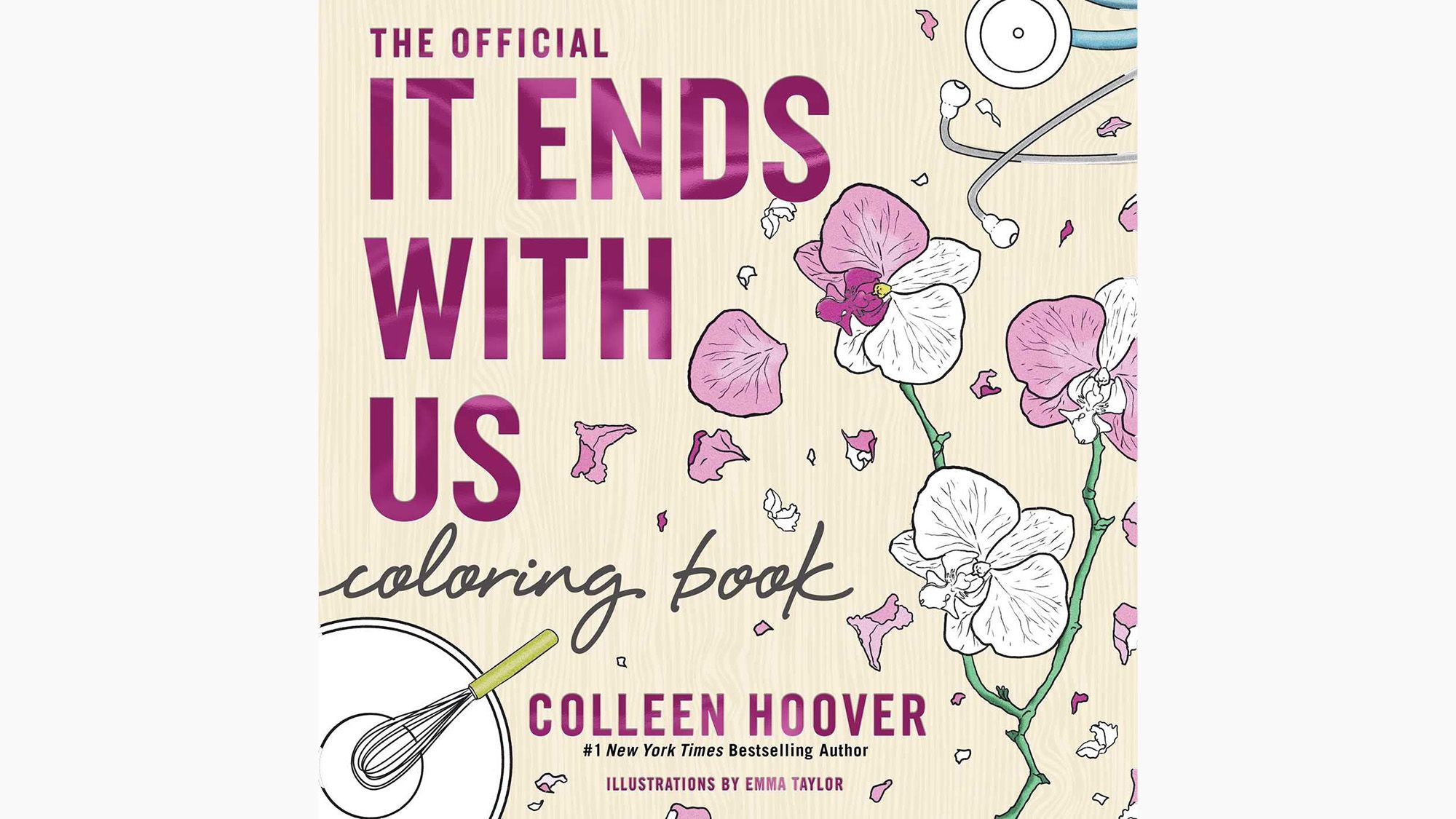 Colleen hoover apologizes for planned coloring book based on domestic violence novel