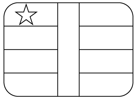 Flag of central african republic emoji coloring page free printable coloring pages