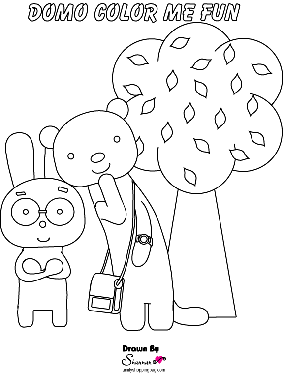 Free printable domo coloring pages and more lil shannie