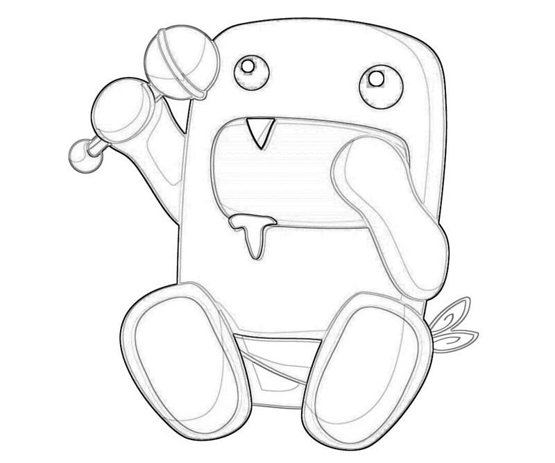 Domo coloring pages fun and creative activity for kids