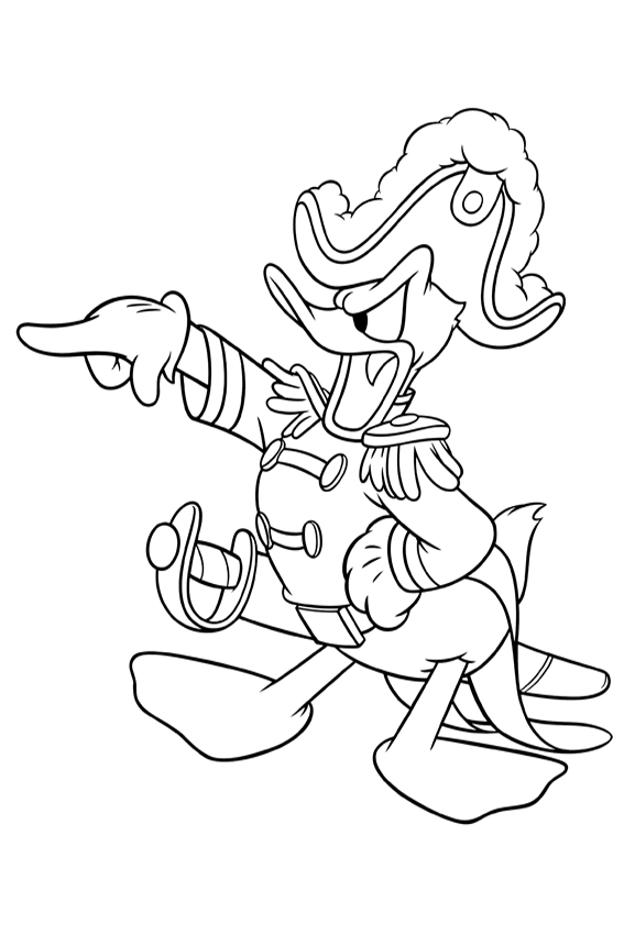 Donald duck coloring pages overview with a lot of donald
