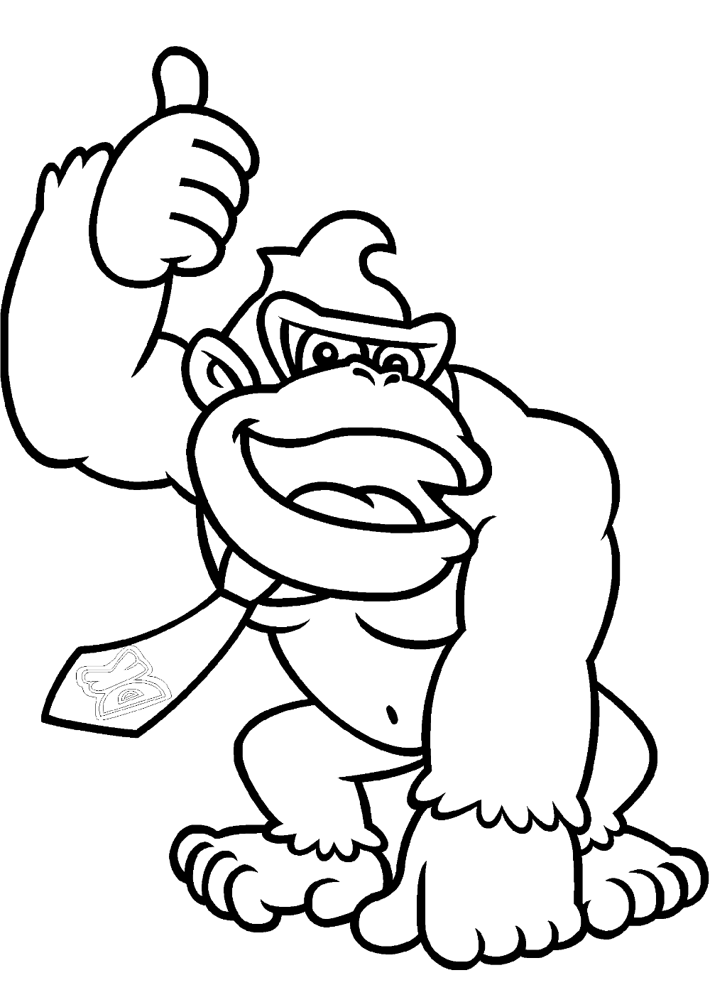 Donkey kong coloring pages educative printable coloring pages donkey kong drawings