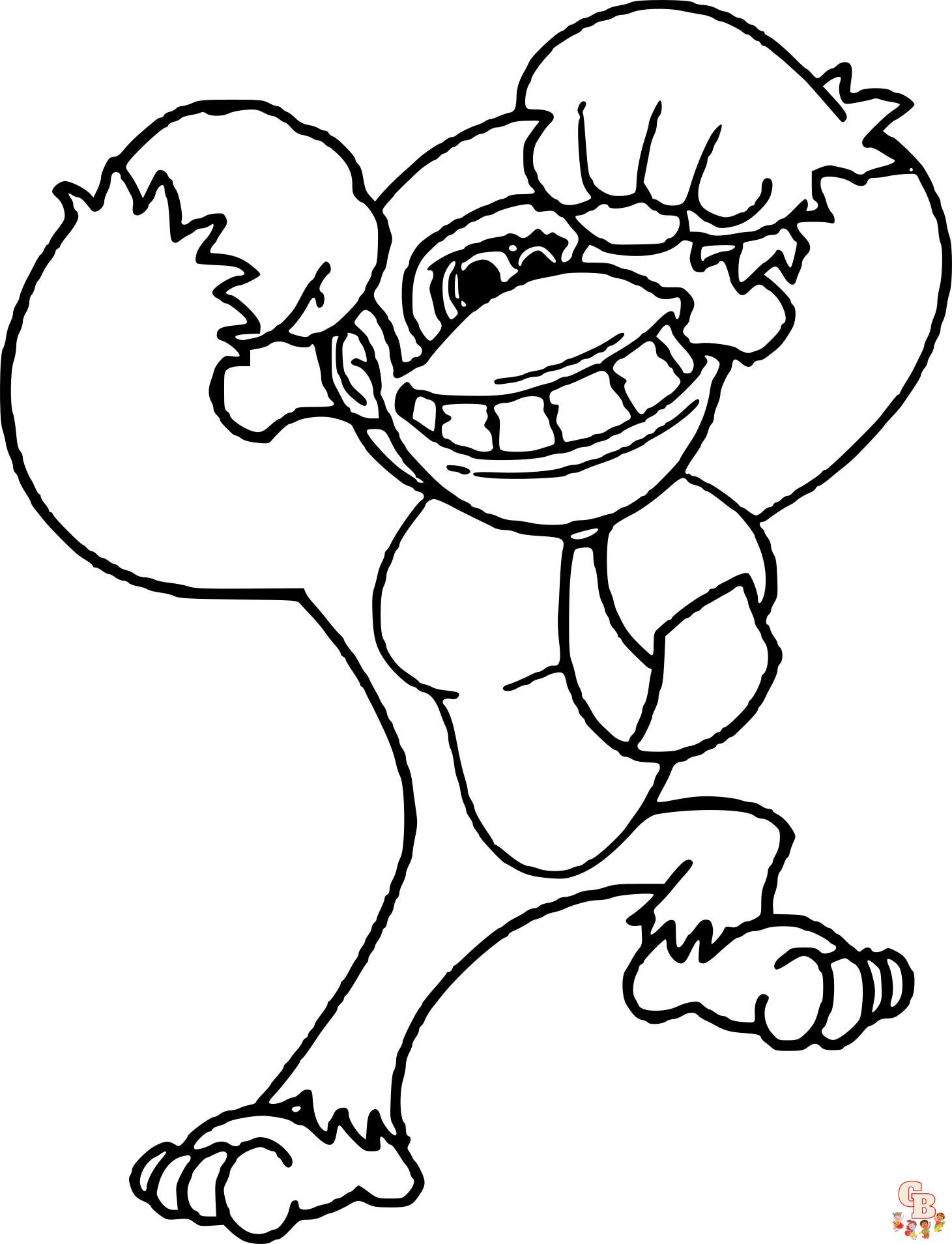 Donkey kong coloring pages