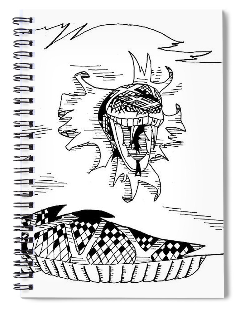 Dont tread on me or gadsden flag spiral notebook by scarlett royale