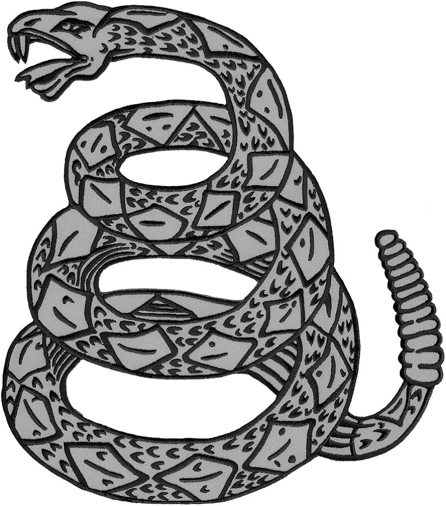 Vegasbee snake big rattlesnake of gadsden flag dont tread on me